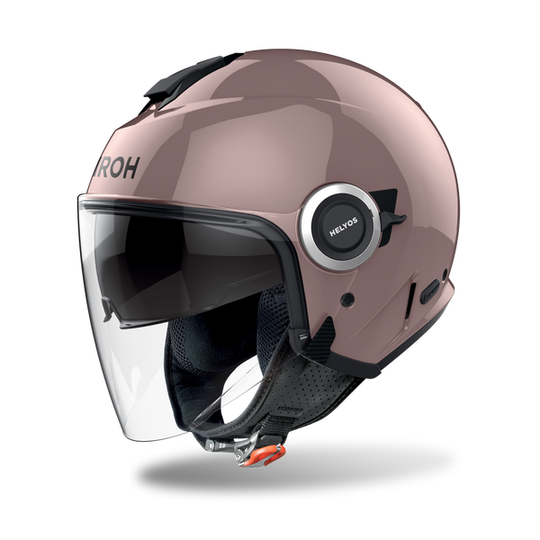 Airoh Helyos Color Casco Jet Rosa Metallizzato – Doppia Visiera Custom Kit ECE 22.06 (HE654) - Moon Bike - Vista 1