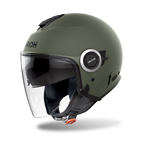 Airoh Helyos Casco Jet Verde Militare Opaco – ECE 22.06 HE670 - Moon Bike - Vista 1