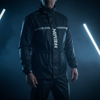 Hevik Dry Light Completo Antipioggia Moto 2 Pezzi – Giacca e Pantalone Impermeabile 3000mm Nero - Moon Bike - Vista 6