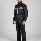 Hevik Dry Light Completo Antipioggia Moto 2 Pezzi – Giacca e Pantalone Impermeabile 3000mm Nero - Moon Bike - Vista 4