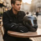 Hevik Grimsel WP Guanti Moto Invernali Neri – Impermeabili Termici CE EN 13594 Nero - Moon Bike - Vista 6