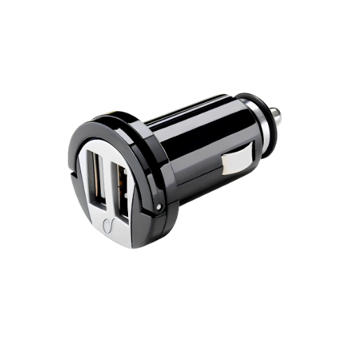Cellularline Interphone Caricabatteria Auto Dual USB 10W – Accendisigari 12/24V Ricarica Rapida 2A - Moon Bike - Vista 1