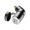 Interphone Cellularline Adattatore DIN Doppia USB 5V 2A Moto – ACCMOTODIN2USB Ducati BMW Triumph