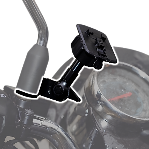 Interphone SSP Staffa Moto Universale da Specchio – Supporto Smartphone per Custodie Cellularline