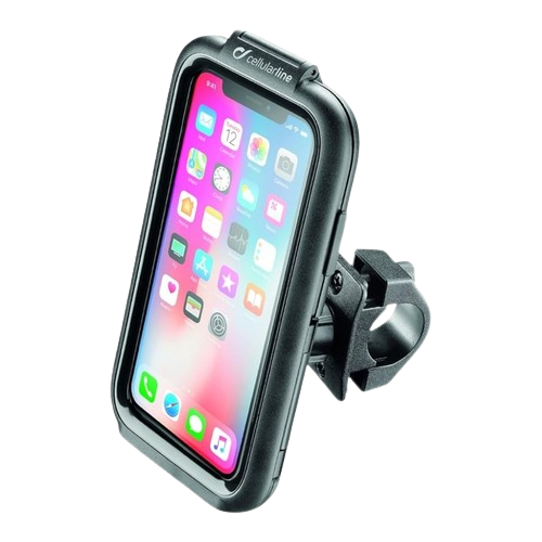 Interphone iCase Supporto Manubrio Moto iPhone 11 Pro Max – Custodia Impermeabile IPX4 Alluminio