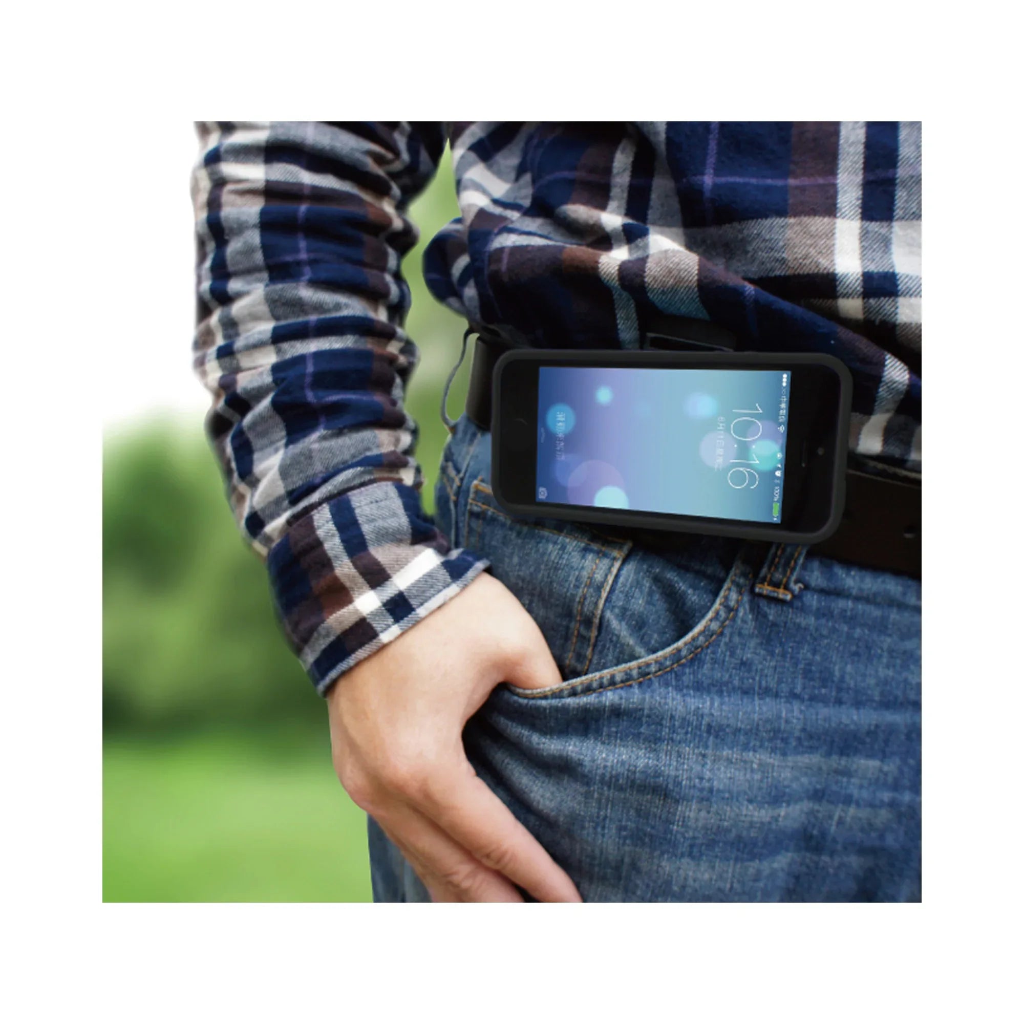 Clip da Cintura con Blocco di Sicurezza X-Guard Supporto Telefono Moto