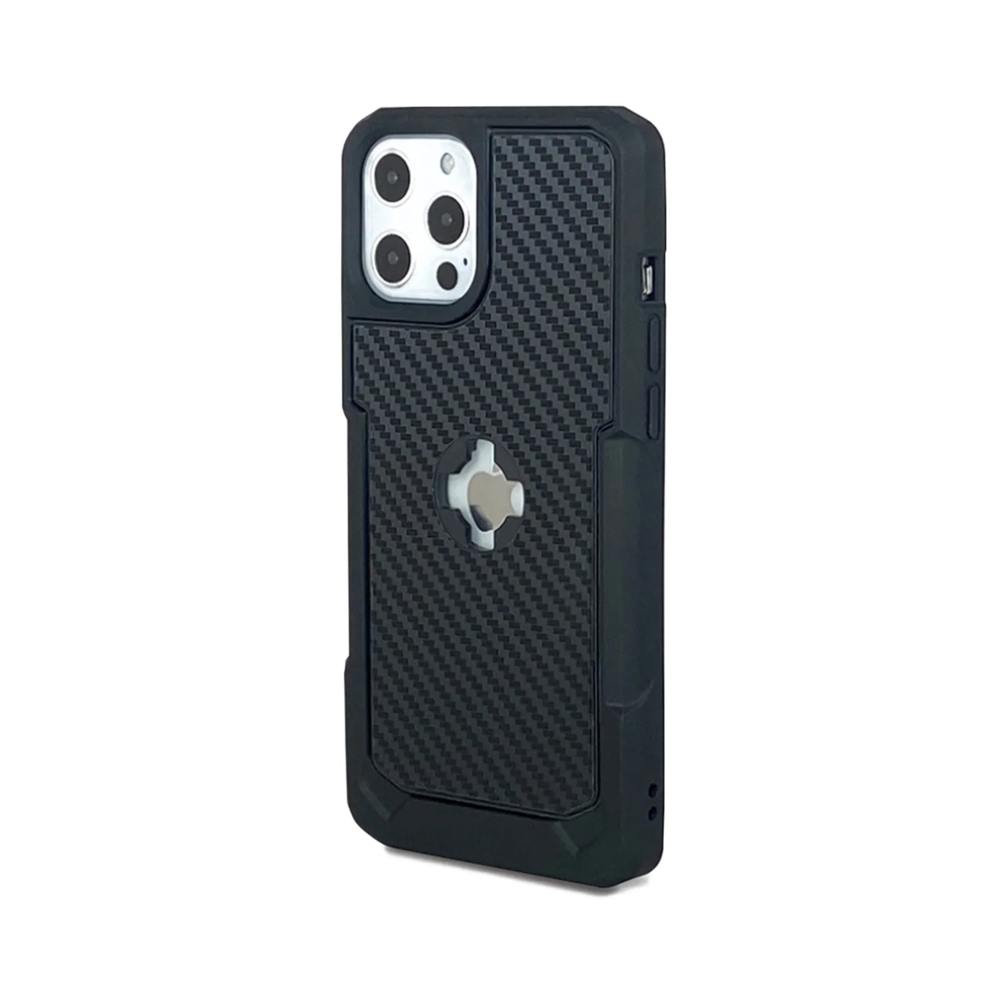 X-Guard Cover iPhone 12 Pro Max Carbonio Custodia Moto Attacco Quick-Lock, codice 127239 — X-Guard