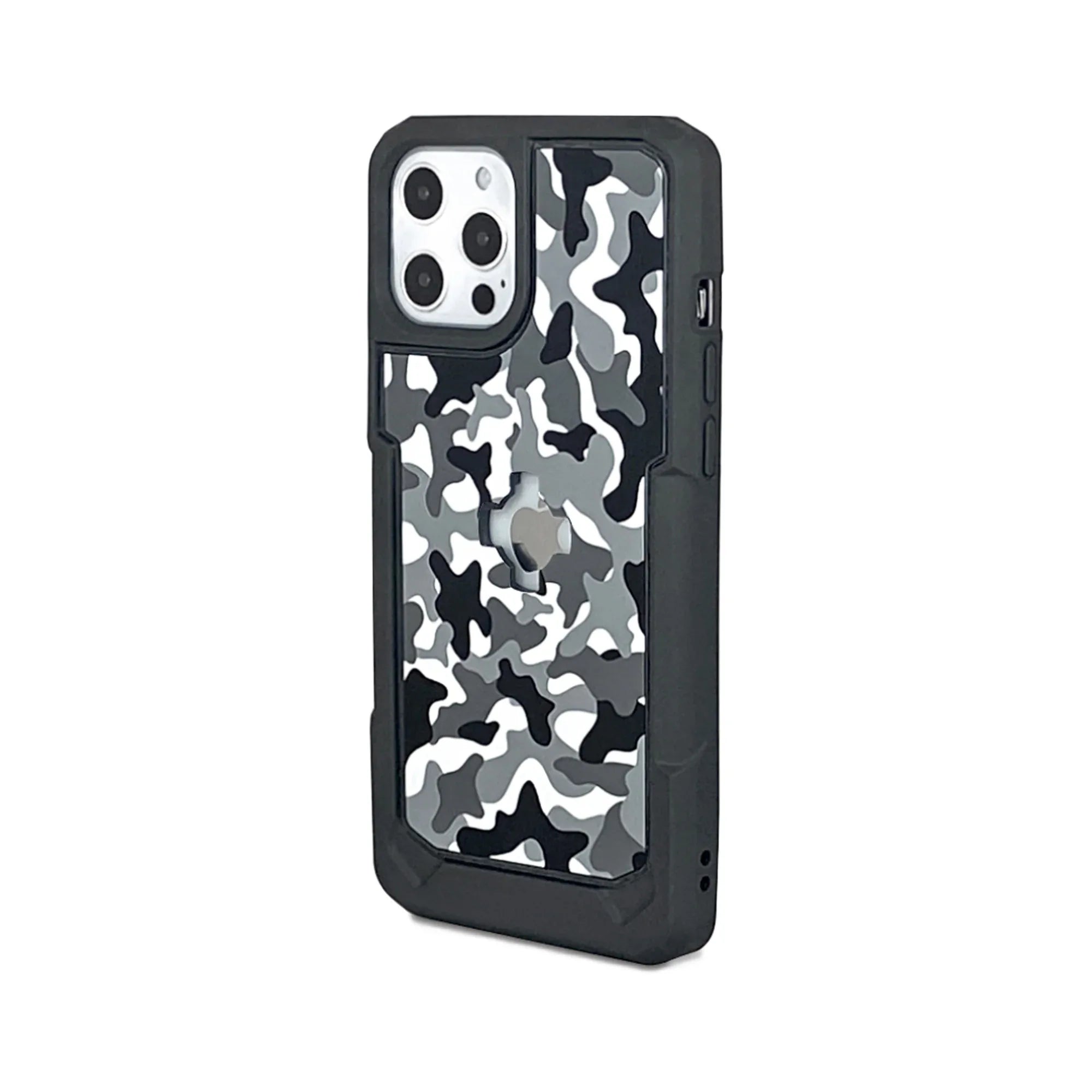 X-Guard Cover iPhone 12 Pro Max Mimetica Neve Custodia Moto Attacco Quick-Lock, codice 127238 — X-Guard