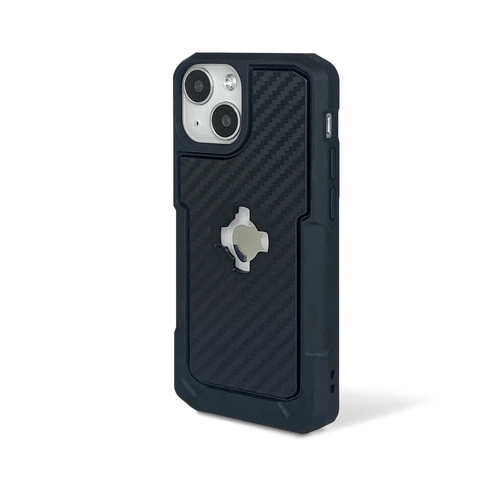 X-Guard Cover iPhone 13 Mini Carbonio Custodia Moto Attacco Quick-Lock, codice 137830 — X-Guard
