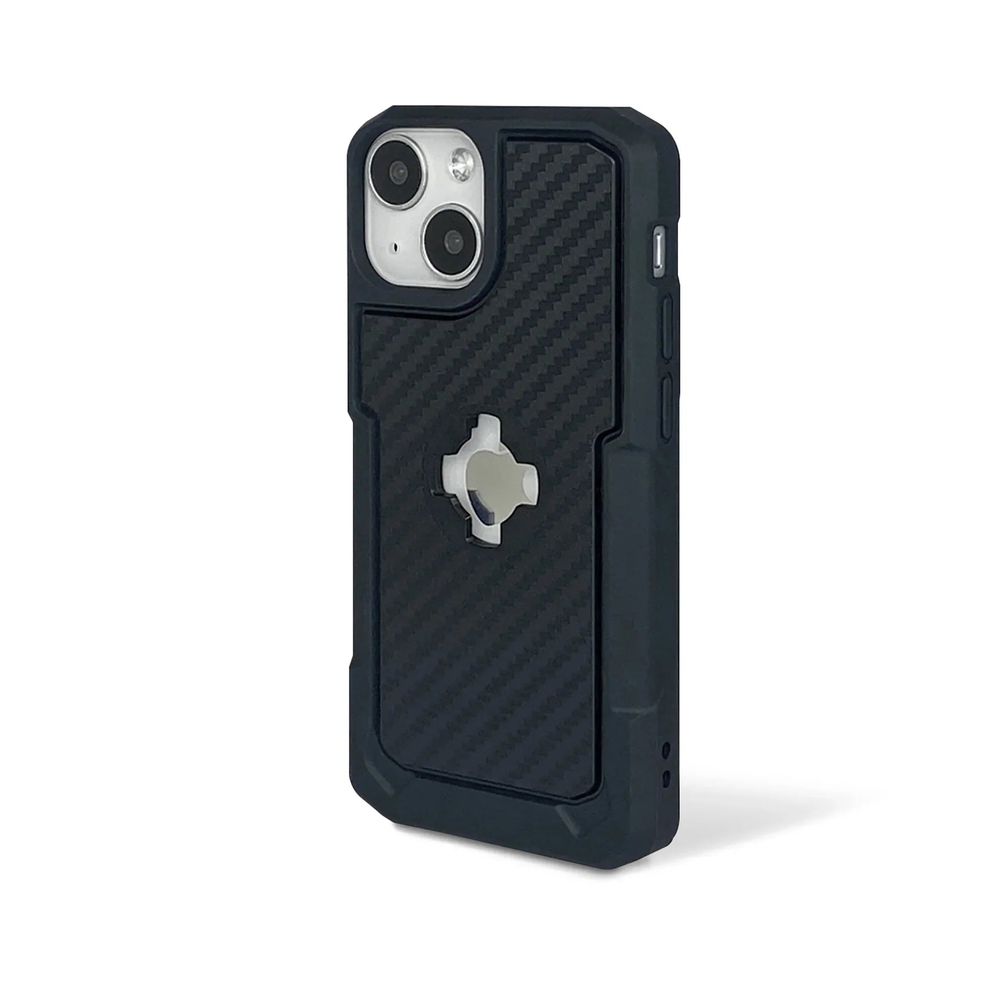 X-Guard Cover iPhone 13 Mini Carbonio Custodia Moto Attacco Quick-Lock, codice 137830 — X-Guard