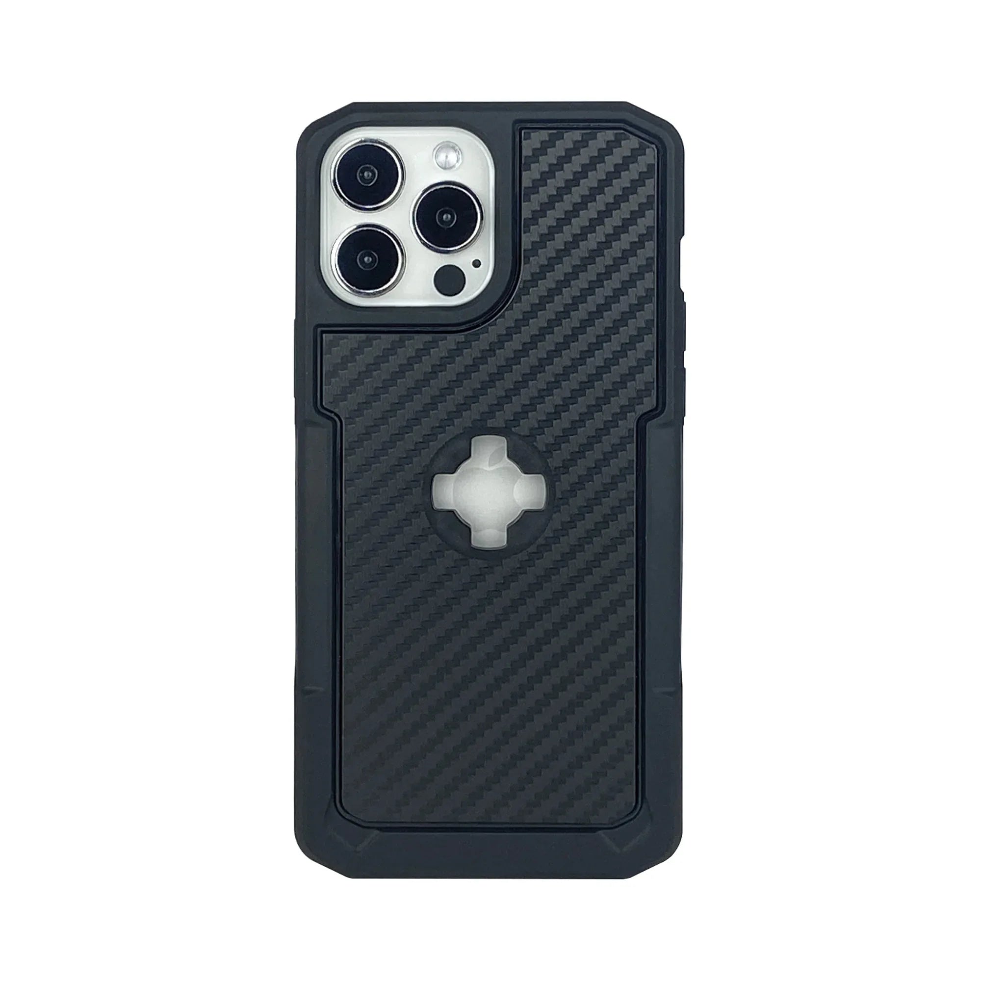 Custodia Moto Attacco Quick-Lock X-Guard Cover iPhone 13 Pro Max Carbonio, articolo 137836 — Moon Bike