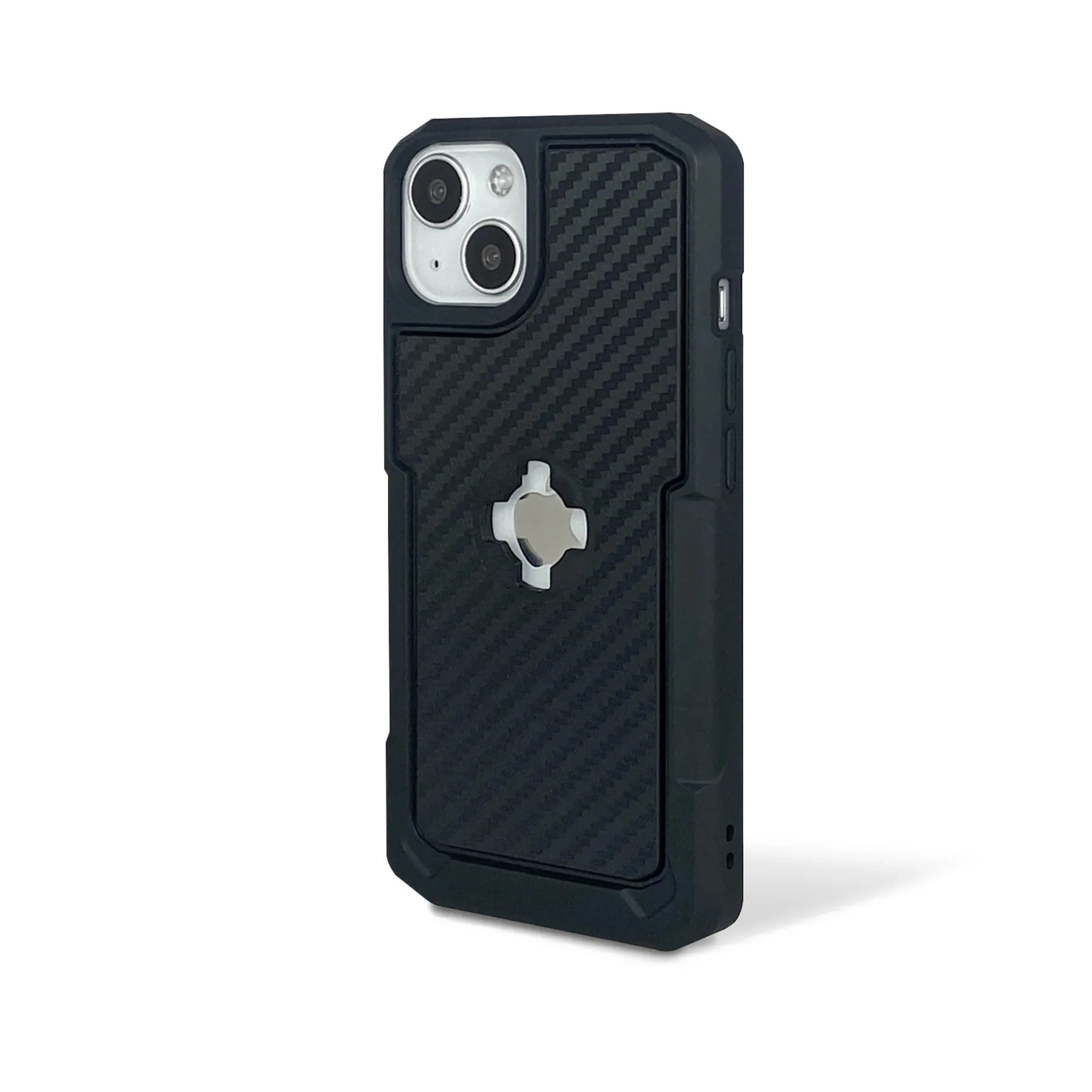 X-Guard Cover iPhone 13 Carbonio Custodia Moto Attacco Quick-Lock, codice 137832 — X-Guard