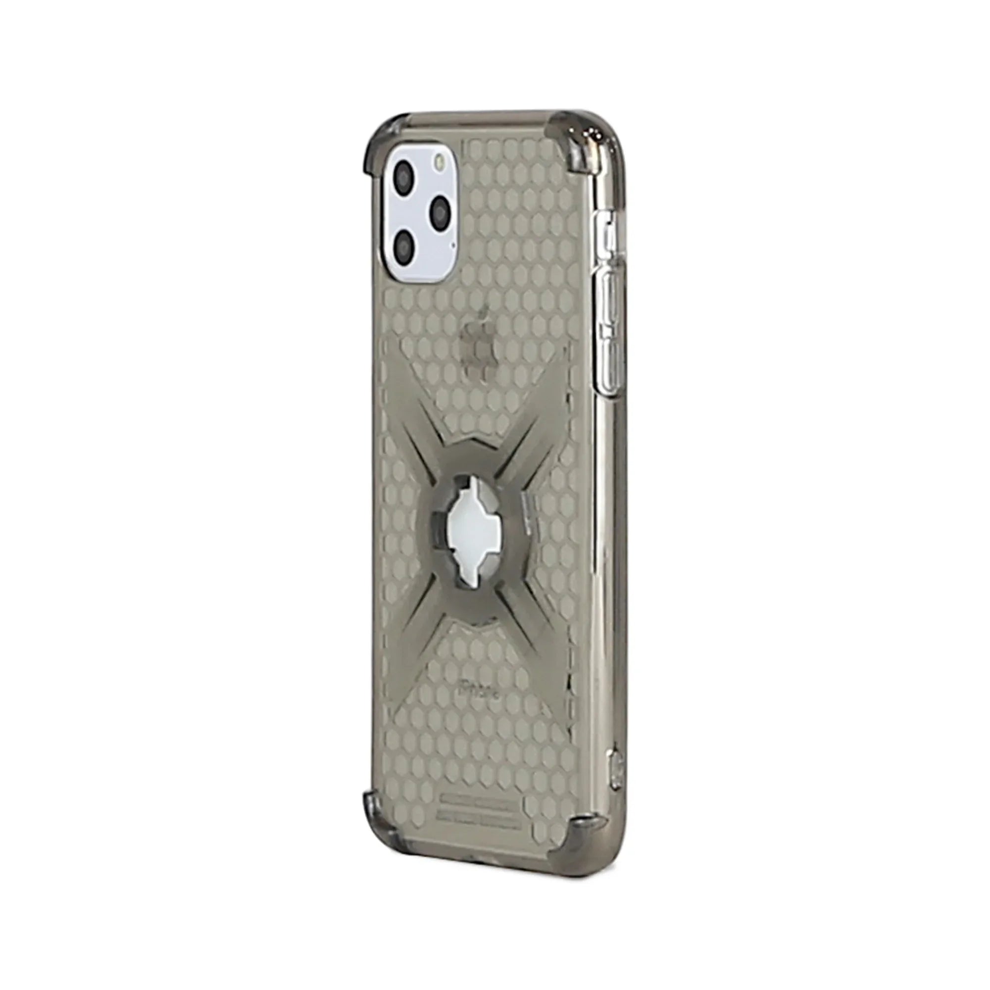 X-Guard Cover iPhone 11 Pro Max Grigio Fumé Custodia Moto con Attacco Quick-Lock, codice 126069 — X-Guard