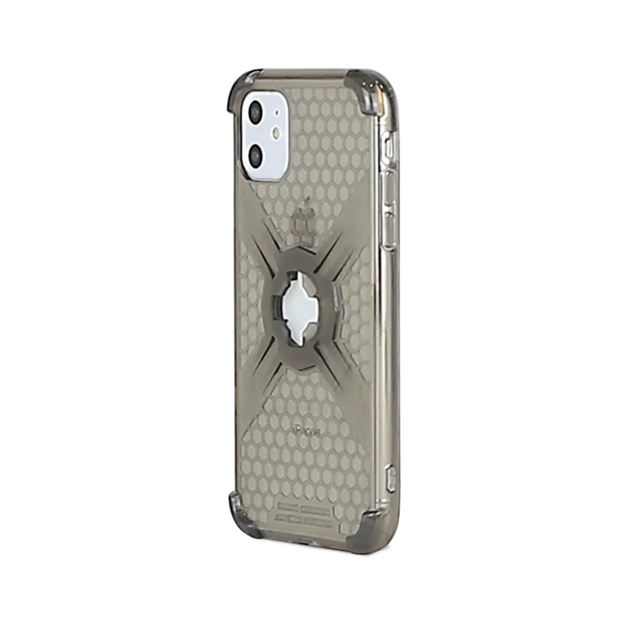X-Guard Cover iPhone 11 / XR Grigio Fumé Custodia Moto con Attacco Quick-Lock, codice 126065 — X-Guard