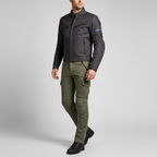Jeans Moto Hevik Harbour Cargo Uomo Verde Militare - Moon Bike - Vista 5