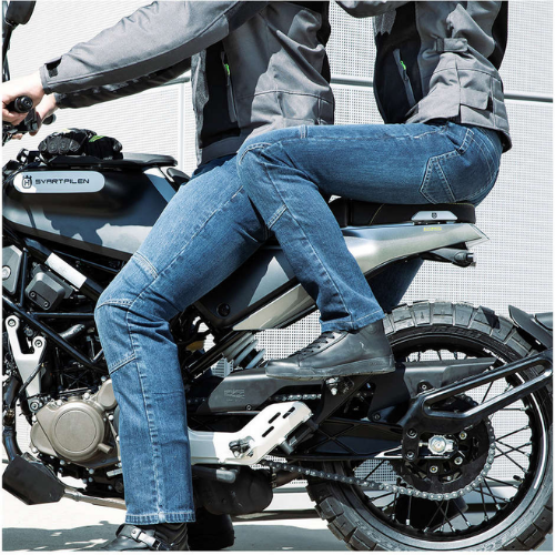Jeans Moto Hevik Tucson Uomo Blu Denim - Moon Bike - Vista 3