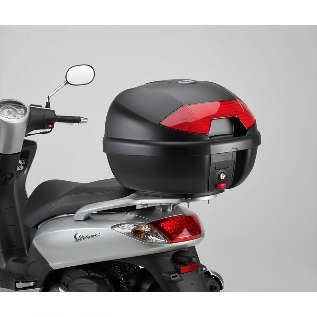 Kappa K30N Bauletto Monolock 30 Litri Nero – Con Piastra Universale K628 Bauletti e Top Case - Moon Bike - Vista 2