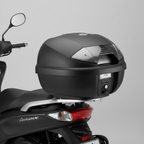 Kappa K30NT Bauletto Monolock 30 Litri Tech – Nero Goffrato Catadiottri Fumé Universale Bauletti e Top - Moon Bike - Vista 2