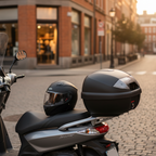 Kappa K30NT Bauletto Monolock 30 Litri Tech – Nero Goffrato Catadiottri Fumé Universale Bauletti e Top - Moon Bike - Vista 4
