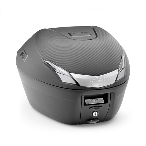 Kappa K34NT Bauletto Monolock 34L Nero Catadiottri Fumé – Top Case Moto Scooter