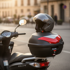 Kappa K355N Bauletto Monolock 35 Litri Nero – Casco Integrale Moto Scooter Universale Bauletti e Top - Moon Bike - Vista 4