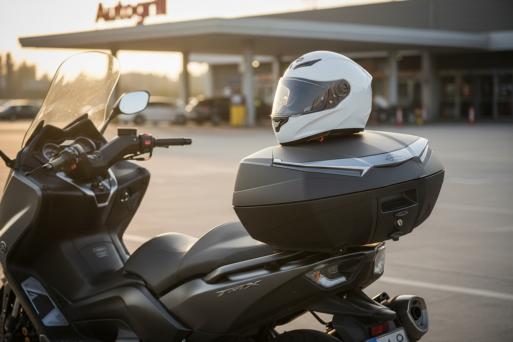 Kappa K4900N K'Vanguard 49 Litre Monokey Top Case Black/Grey Made in Italy – 2 Modular Helmets