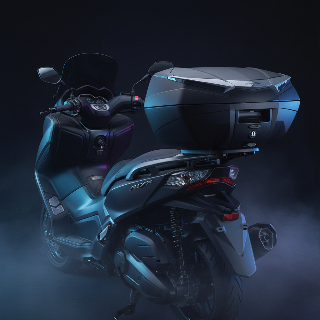Kappa K4900N K'Vanguard 49 Litre Monokey Top Case Black/Grey Made in Italy – 2 Modular Helmets
