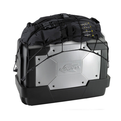 Rete Elastica Portaoggetti Kappa K9910N Nera per Moto e Scooter Nero Accessori Bauletto - Moon Bike - Vista 1