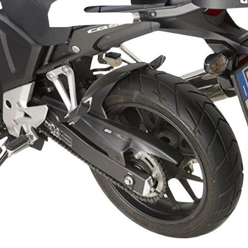 Parafango posteriore copricatena Kappa KMG1121 in ABS nero per Honda CB500X 2013-2018