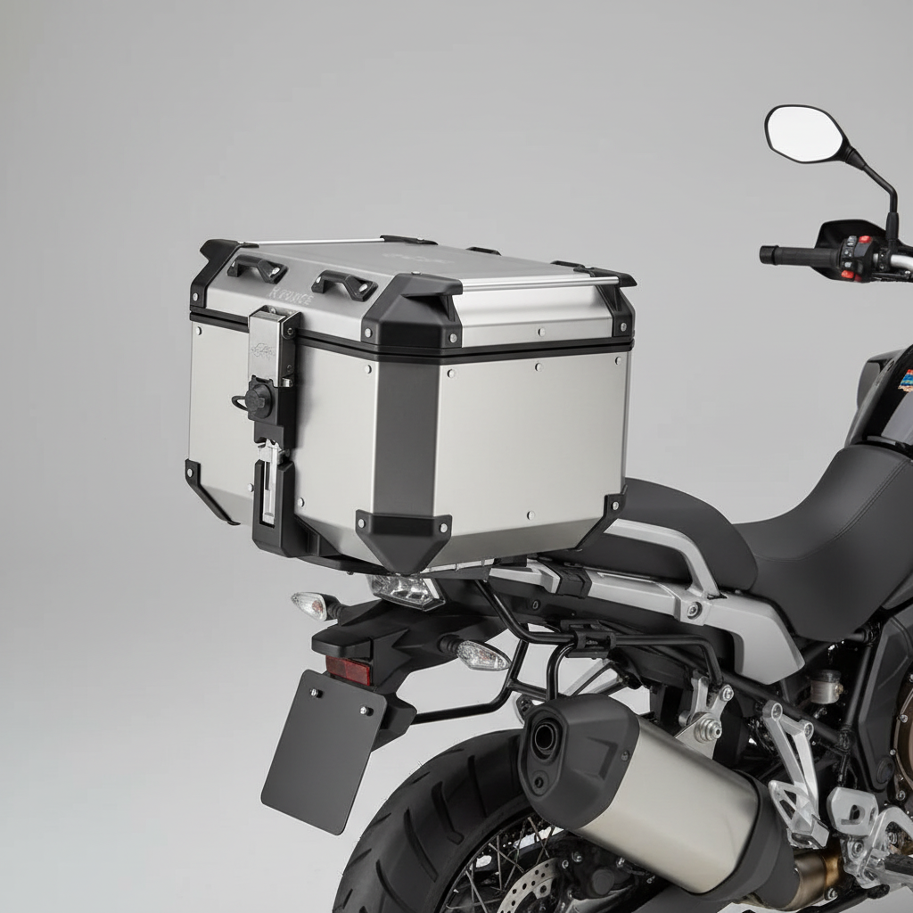 Kappa KFR420A Bauletto K'Force 42L Alluminio Naturale Monokey – Made in Italy Bauletti e Top Case - Moon Bike - Vista 2