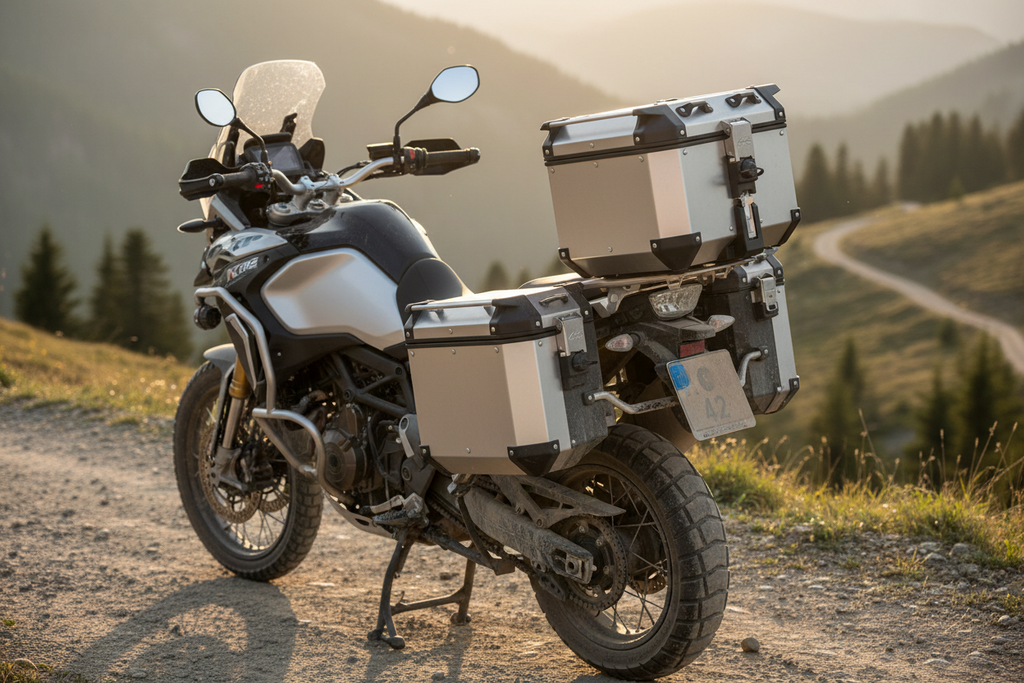 Kappa KFR420A Bauletto K'Force 42L Alluminio Naturale Monokey – Made in Italy Bauletti e Top Case - Moon Bike - Vista 4