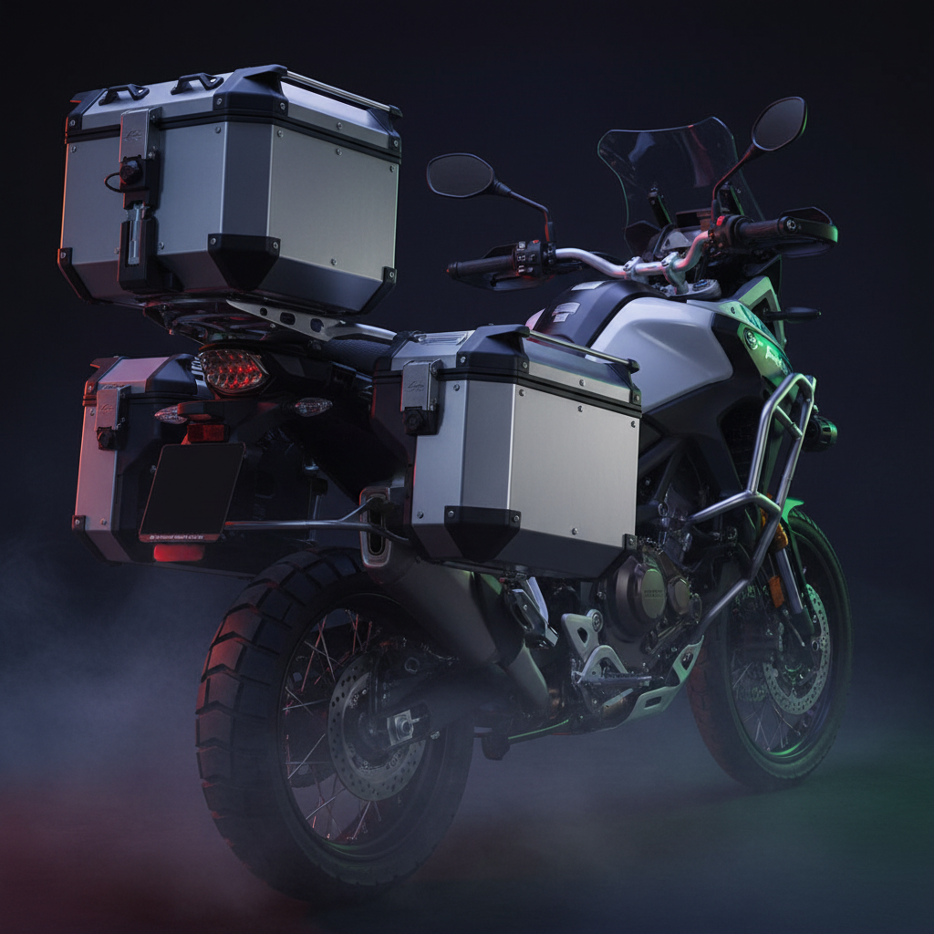 Kappa KFR420A Bauletto K'Force 42L Alluminio Naturale Monokey – Made in Italy Bauletti e Top Case - Moon Bike - Vista 3