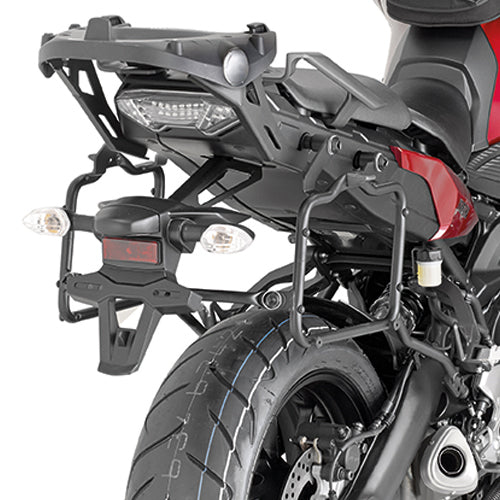 Kappa Moto Portavaligie Kappa KLR2122 a Sgancio Rapido per Yamaha MT-09 Tracer Nero Stoccaggio e carico per veicoli - Moon Bike - Vista 1