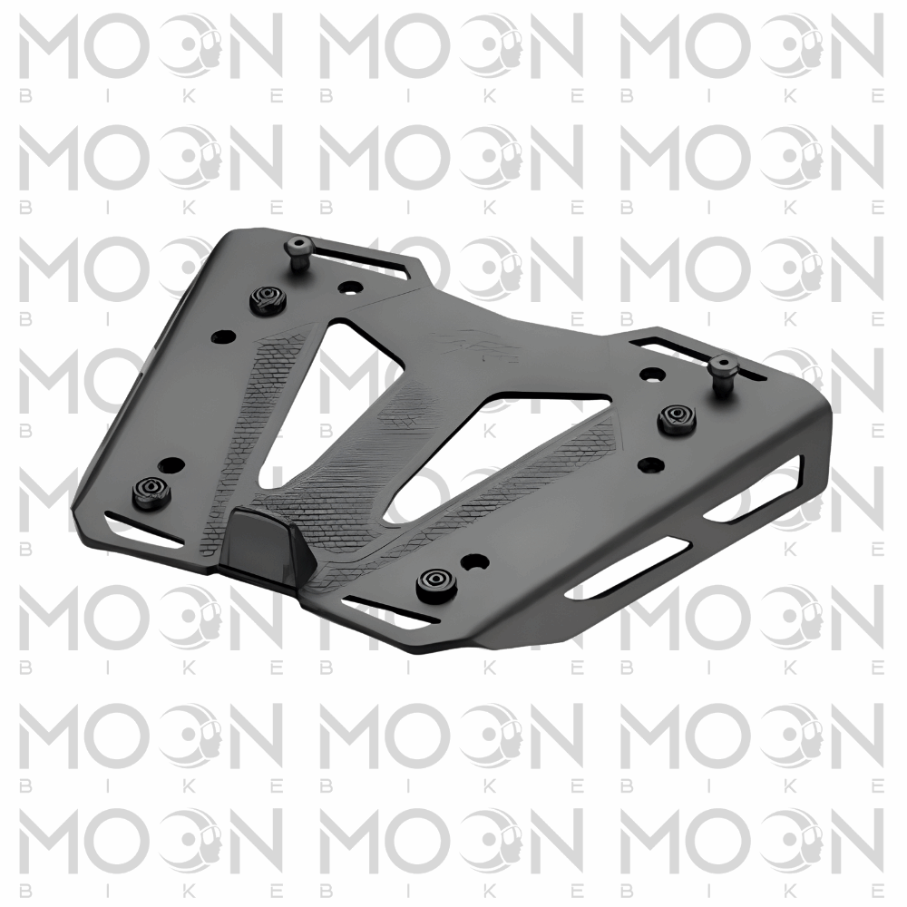 Piastra universale Kappa KM8B in alluminio anodizzato nero per bauletto Monokey