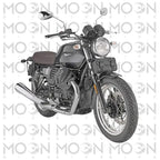 Kappa Moto KMLW02 Borsello Custom stile Cafè Racer 3L in Pelle di Bufalo con Cinghie Regolabili
