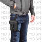 Borsello da gamba Kappa Moto KMLW03 Custom stile Café Racer in pelle di bufalo 1 L