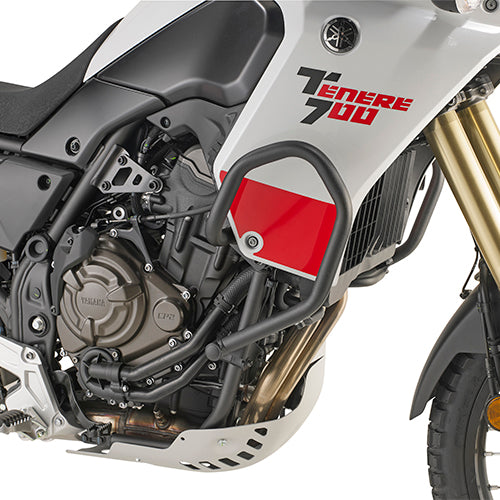 Kappa KN2145 Paramotore Tubolare Acciaio Ø25 mm Nero per Yamaha Ténéré 700 2019-2020 - Moon Bike