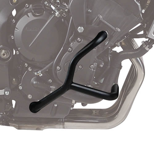 Kappa KN358 Paramotore Tubolare Yamaha FZ6 / FZ6 Fazer 600 (2004-2007) Nero - Moon Bike - Vista 1