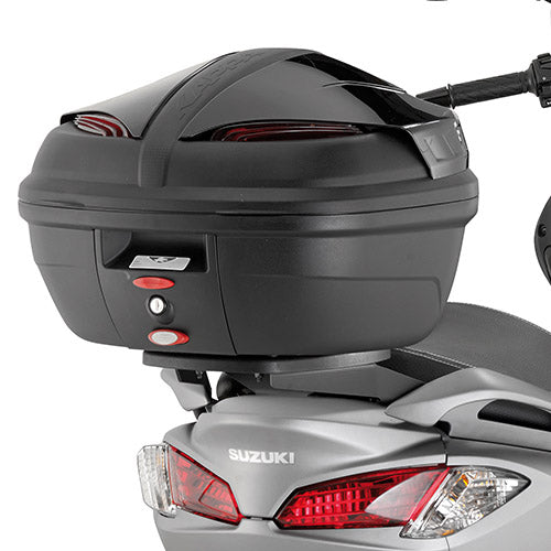 Kappa KR3106 Attacco Posteriore Bauletto Monolock – Suzuki Burgman 125-200 (2006-2021) Nero Ricambi - Moon Bike - Vista 1