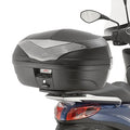 Kappa KR5612 Attacco Posteriore Bauletto Monolock – Piaggio Medley e Medley S (2016-2025) Nero Ricambi - Moon Bike - Vista 1
