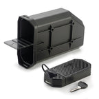Kappa KS250 Tool Box aperta dal lato opposto, coperchio con superficie nervata e chiave in dotazione