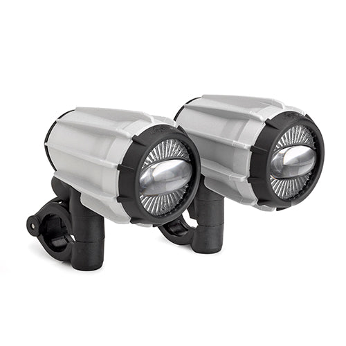 Kappa KS322 Coppia Faretti LED Fendinebbia Omologati 14W – Universali per Tubolari Ø21-25 mm Alluminio - Moon Bike - Vista 1