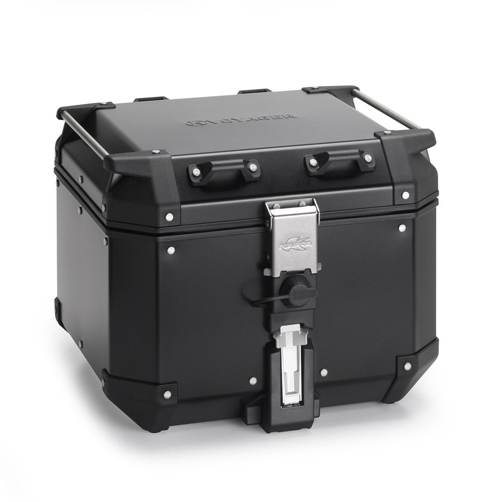 Kappa Moto Bauletto Top Case Kappa K'Voyager KVG420B Alluminio Nero 42 Litri – MONOKEY® Nero Bauli - Moon Bike - Vista 1