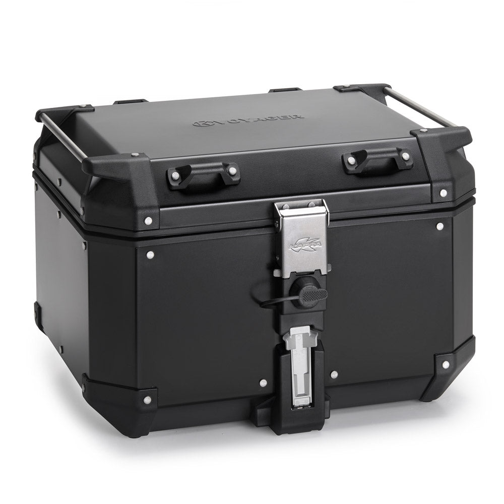 Kappa Moto Bauletto Top Case Kappa K'Voyager KVG480B Alluminio Nero 48 Litri – MONOKEY® Nero Bauli - Moon Bike - Vista 1
