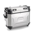 Kappa Moto Valigia Laterale Kappa KVGS33AR K'Voyager 33 Litri Alluminio Scantonata Alluminio naturale Stoccaggio e carico per veicoli - Moon Bike - Vista 1