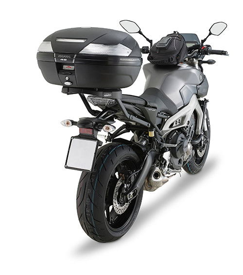 Kappa Moto Attacco Bauletto Kappa KZ2115 Yamaha MT-09 850 / XSR 900 (2013-2021) – Monokey/Monolock Nero Portamoto e portascooter per veicoli - Moon Bike - Vista 1