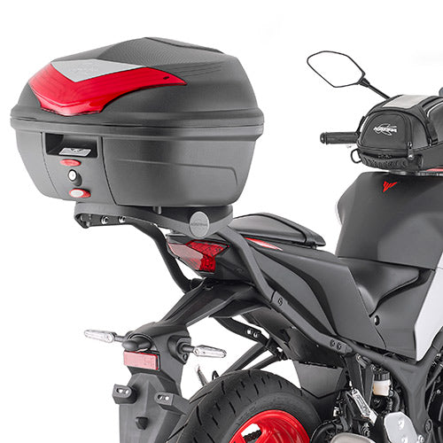 Kappa Moto Attacco Bauletto Kappa KZ2151 Yamaha MT-03 321 (2020-2025) – Monolock Nero Portamoto e portascooter per veicoli - Moon Bike - Vista 1