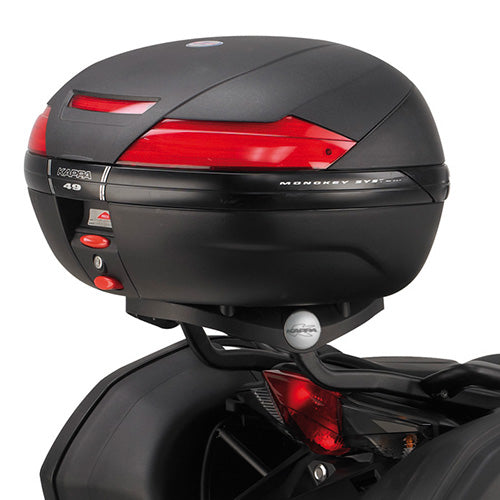 Kappa Moto Attacco Bauletto Kappa KZ267 Honda VFR 1200 F (2010-2016) – Monokey/Monolock Nero Portamoto e portascooter per veicoli - Moon Bike - Vista 1