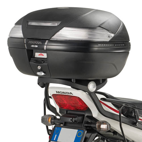 Kappa Moto Attacco Bauletto Kappa KZ268 Honda CB 1300 S (2010-2015) – Monokey/Monolock Nero Portamoto e portascooter per veicoli - Moon Bike - Vista 1