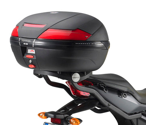 Kappa Moto Attacco Bauletto Kappa KZ364 Yamaha XJ6 / XJ6 Diversion 600 (2009-2015) – Monokey/Monolock Nero Portamoto e portascooter per veicoli - Moon Bike - Vista 1